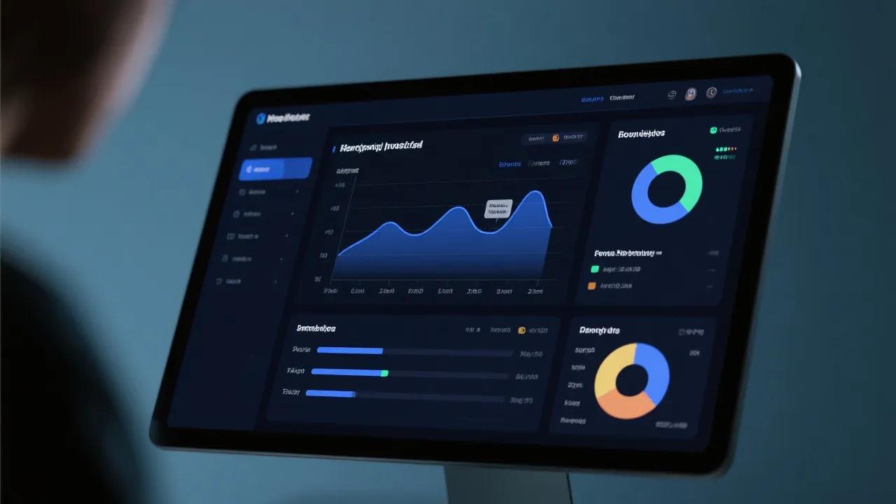 数据趋势面板示意图